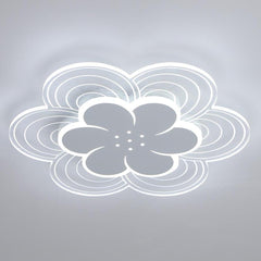 Flower Shapes Dimmable LED White Modern Ceiling Lights Flush Mount Lighting