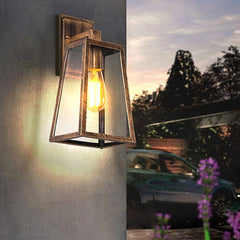 Vintage Industrial Style Glass Sconce Waterproof Outdoor Wall Lights Wall Lamp