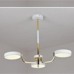 3 Lights Circular LED Modern Chandeliers Kitchen Pendant Lighting
