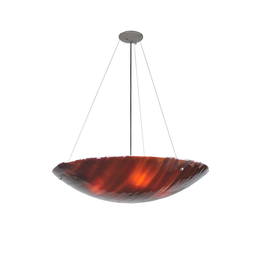 4 Light 30" Wide Pendant with Handmade Shade