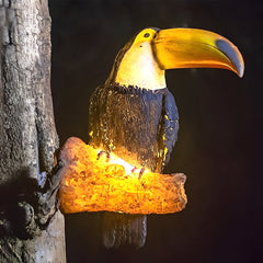 Resin Simulation Animal Parrot Shape 24V LED Waterproof Outdoor Lights