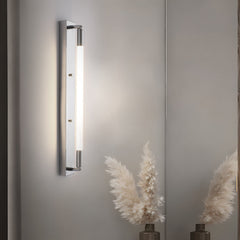 19.68'' Acrylic Tube 1-Light LED Wall Lights Indoor - Black/Gold/Chrome Base