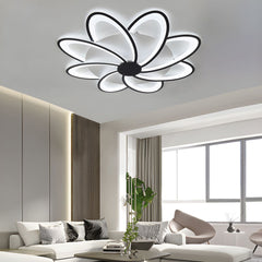 Moderne bloesem opbouwlamp - Acryl LED plafondlamp in bloemvorm