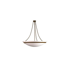 4 Light 32" Wide Pendant with Handmade Shade