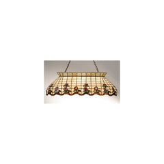 40 Inch Long Roseborder Oblong Chandelier