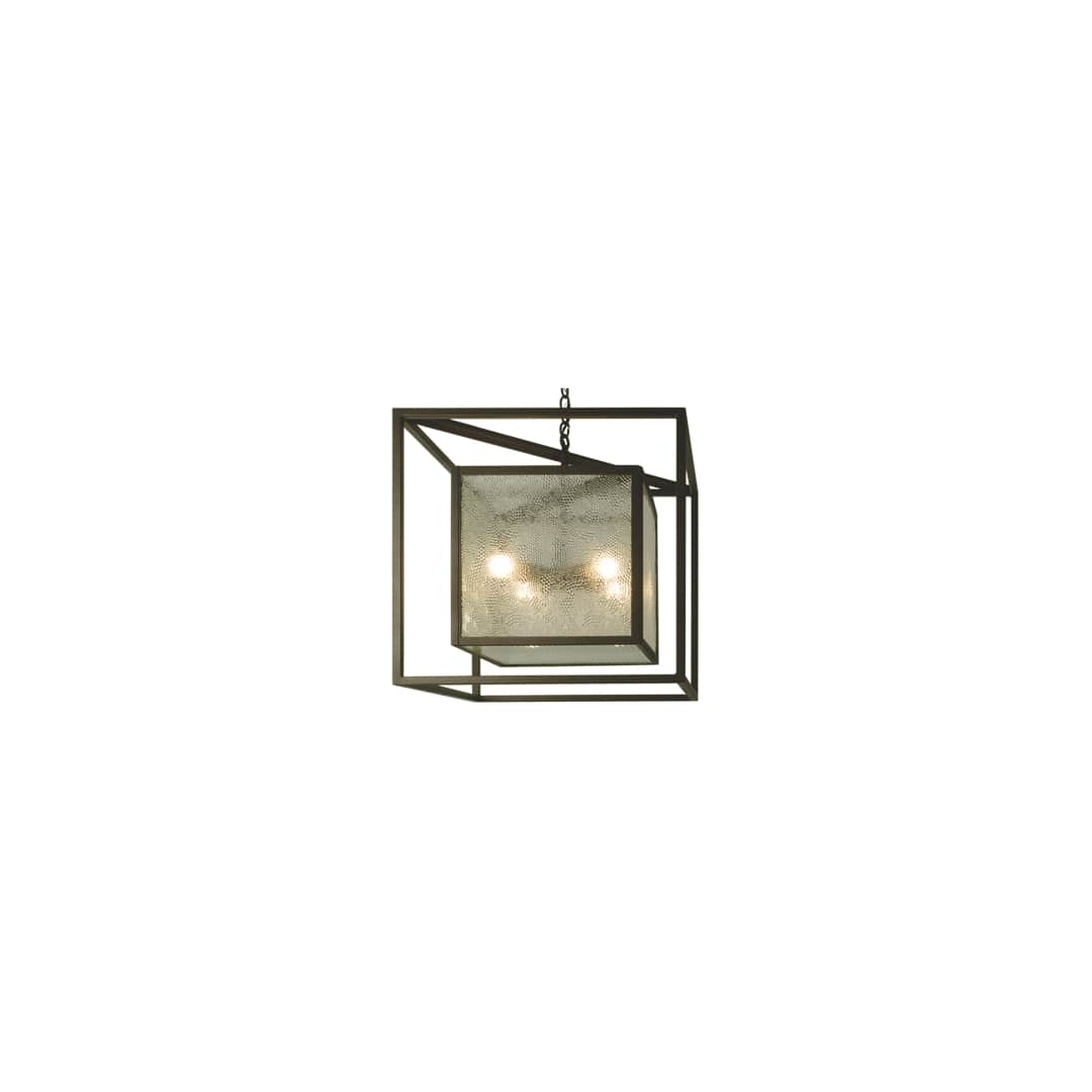 4 Light 33-3/4" Wide Pendant with Handmade Shade