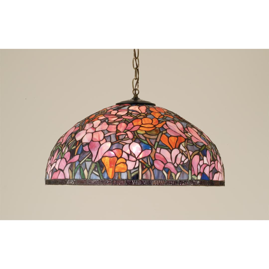 3 Light 22" Wide Pendant with Handmade Shade