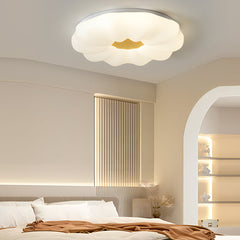 Creatieve Wolken Bloemen IJzer Acryl 3 Stappen Dimmen Moderne Plafondlamp