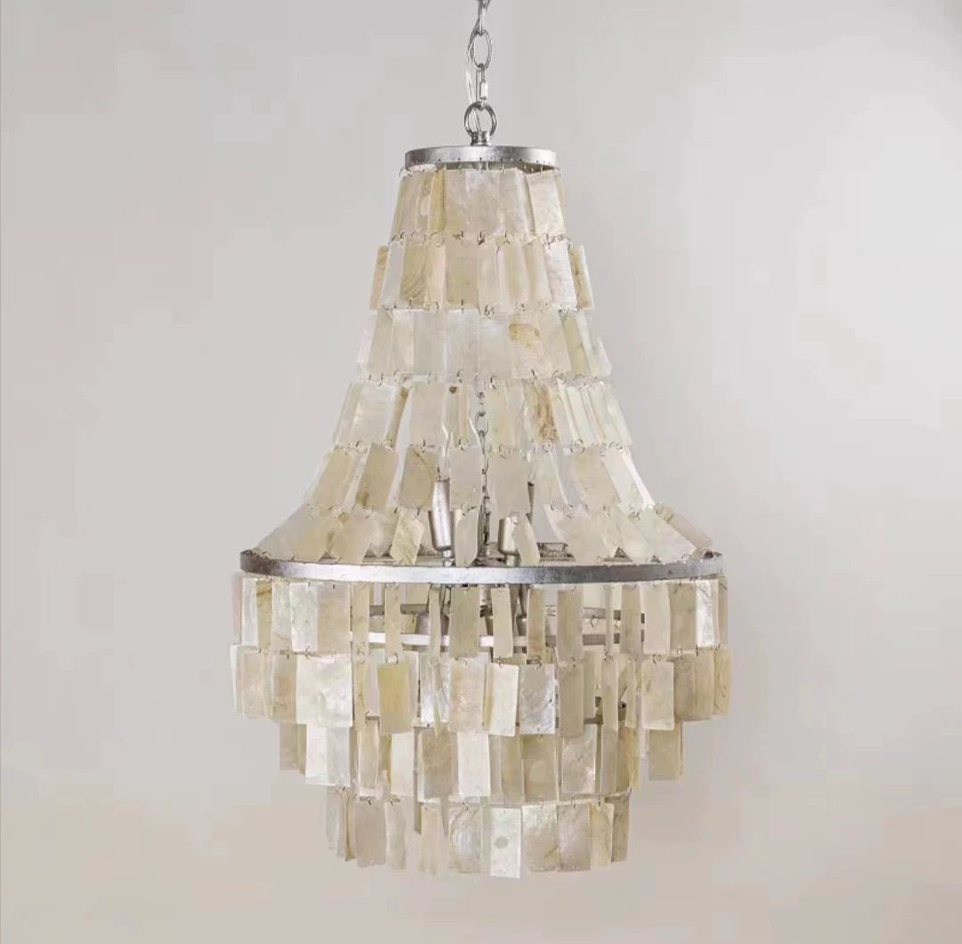 Boho Shell Tiered Pendant light Chandelier