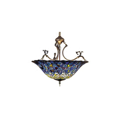 3 Light 24" Wide Pendant with Handmade Shade