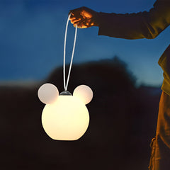 Cartoon 3D Animal Waterproof USB Rechargeable Outdoor Hanging Lights