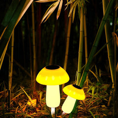 Mushroom Waterproof LED Intelligent Light-controlled Solar Lawn Lights