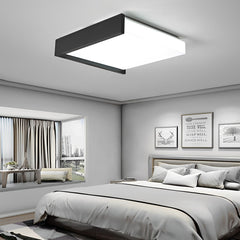 Minimalistische Creatieve Vierkante LED Traploos Dimbaar Scandinavische Plafondlampen