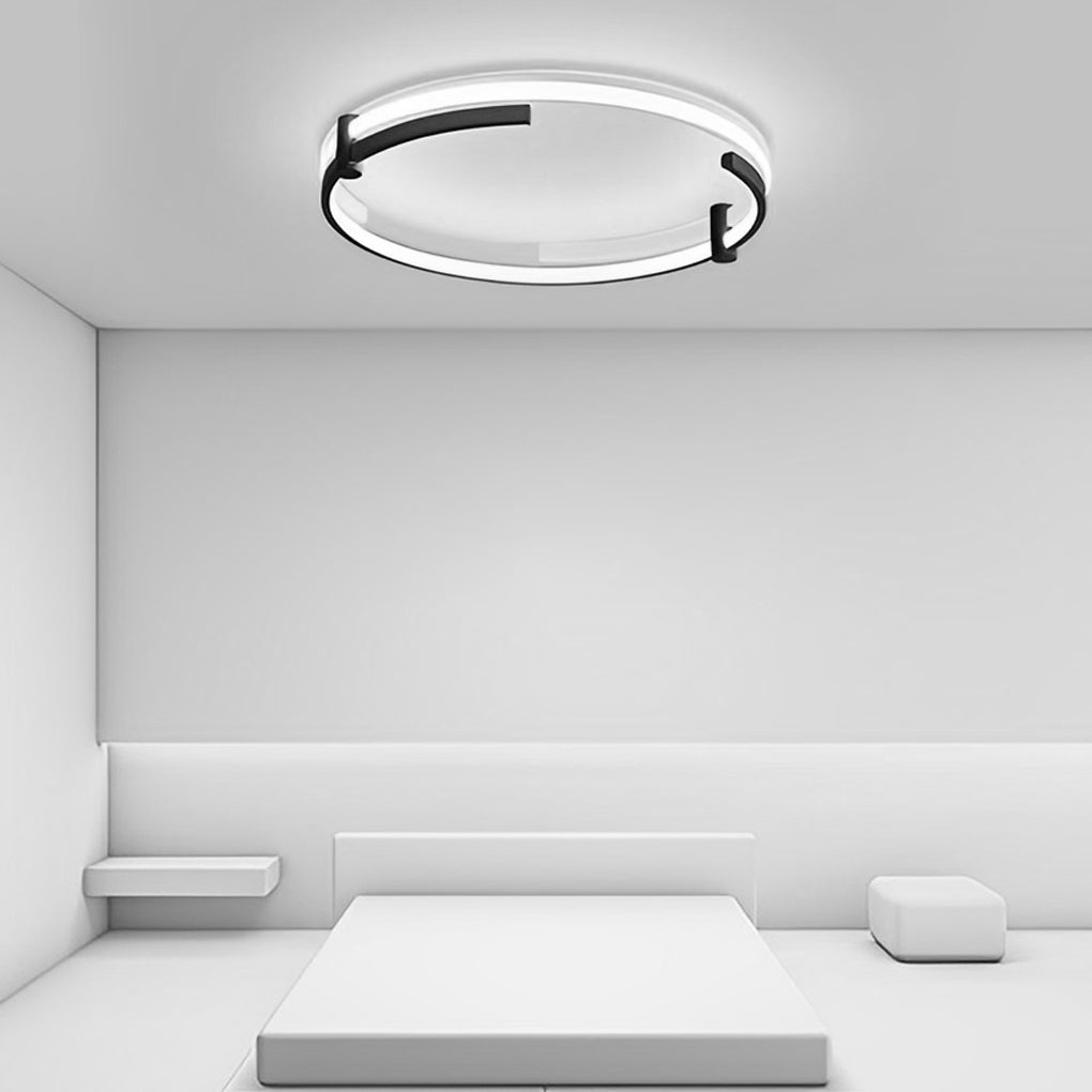 Ronde Creatieve LED Traploos Dimmen met Afstandsbediening Moderne Plafondlampen