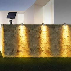 4 Pcs Eggshell RGB Multicolor Waterproof Adjustable Solar Outdoor Spotlights