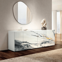 36e8 Sideboard - Paonazzo Marble