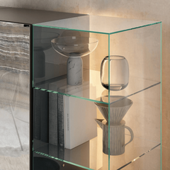 36e8 Glass Sideboard - Onice Grigio