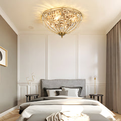 Kristal-geornamenteerd Romeins-stijl plafondarmatuur