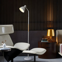 59 inch Houten en Metalen Boogvormige LED-Vloerlamp