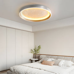 Ronde Acryl Sterrenhemel 3 Staps Dimmen LED Eenvoudige Moderne Plafondlamp