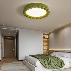 Ronde Artistieke Handgemaakte Drie Staps Dimming LED Scandinavische Plafondlampen
