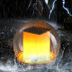 Round Ball Waterproof Dimmable Intelligent Solar Floating Pool Lights