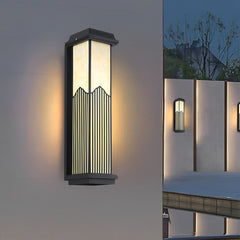 Waterproof Solar Powered Automatic Charging Outdoor Wall Lights with Remote