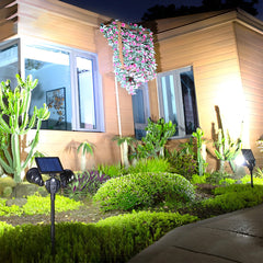 2 Lights Waterproof LED Intelligent Motion Sensor Solar Lawn Lights