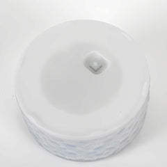 4 Pcs Integrated LED Round Ice Bricks Lights Steps Lighting for Christmas Ambience