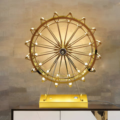 Vintage Ferris Wheel Table Lamp with Integrated LED