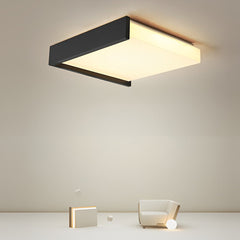 Minimalistische Creatieve Vierkante LED Traploos Dimbaar Scandinavische Plafondlampen