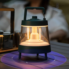 Waterproof USB 5V Rechargeable LED Dimmable Green Modern Camping Lights