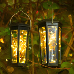 2Pcs Hexagonal Waterproof LED Motion Sensor Outdoor Solar Lawn Lights