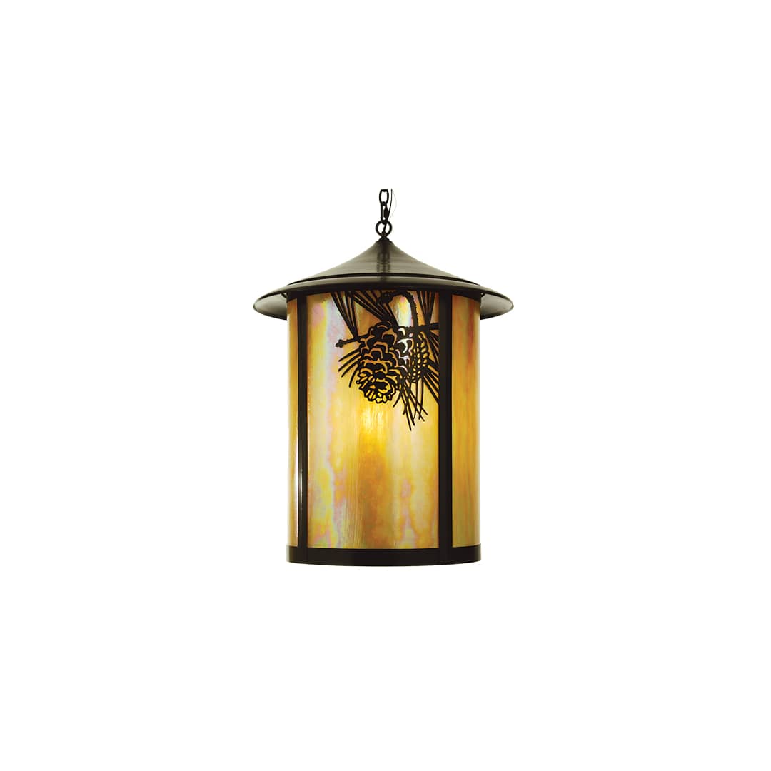 4 Light 24" Wide Pendant with Handmade Shade