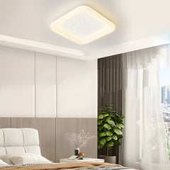 Vierkante Ronde Drietraps Dimming LED Melkachtig Wit Moderne Plafondarmatuur