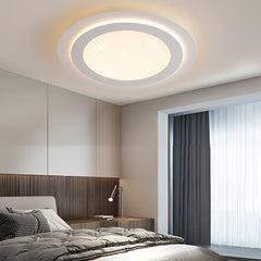 Minimalistische Vierkante Cirkelvormige LED Plafondlampen met Traploos Dimmen