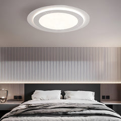 Minimalistische Vierkante Cirkelvormige LED Plafondlampen met Traploos Dimmen