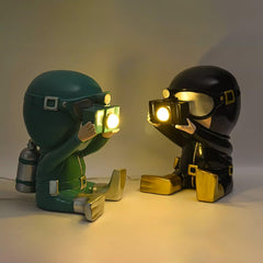 Adventurer Resin Bedside lamp Table Lamp