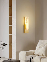 Agatha Alabaster Sconce Wall Lamp