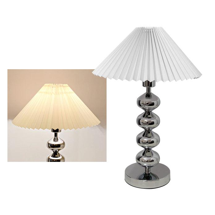 Aleisha Pleated Side table lamp Table Lamp