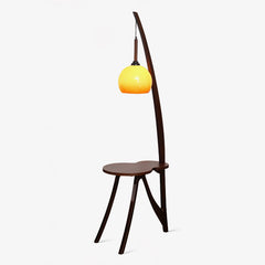 Arc Wood Hanging Ambient Floor Lamp Floor Lamp