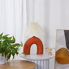 Arched Pleated Work lamp Table Lamp