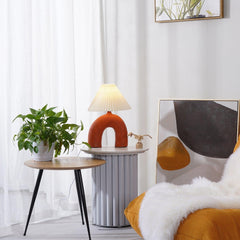 Arched Pleated Work lamp Table Lamp