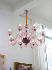 Ares Murano Glass Crown Chandelier