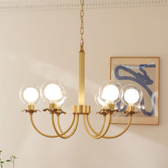 Aureate Radiance Glass Pendant light Chandelier