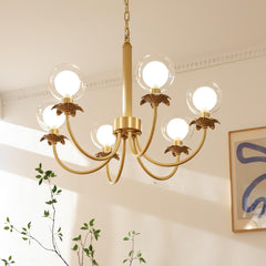 Aureate Radiance Glass Pendant light Chandelier