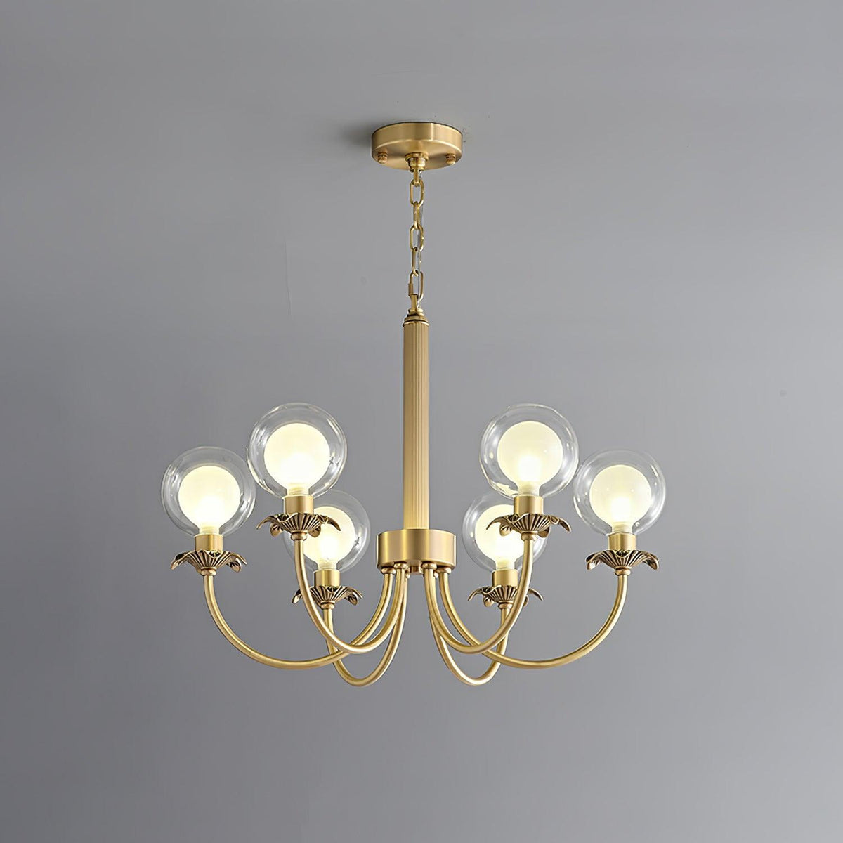 Aureate Radiance Glass Pendant light Chandelier