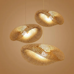 Bamboo Weaving Hanging light Pendant Lamp