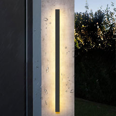 Long Strip Solar Patio light Outdoor Sconce
