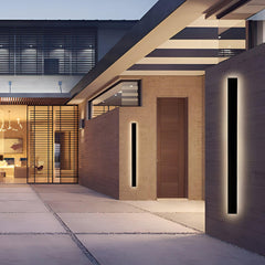 Long Strip Solar Patio light Outdoor Sconce